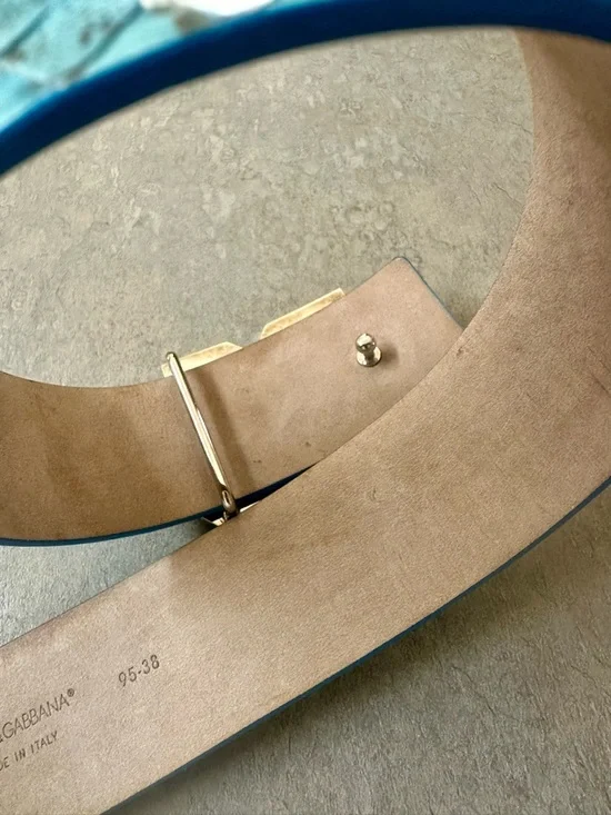 Vintage Dolce & Gabbana Python Belt - Picture 5 of 7